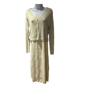 Express sundress with sweater set. Sundress size 9/10, Sweater size M